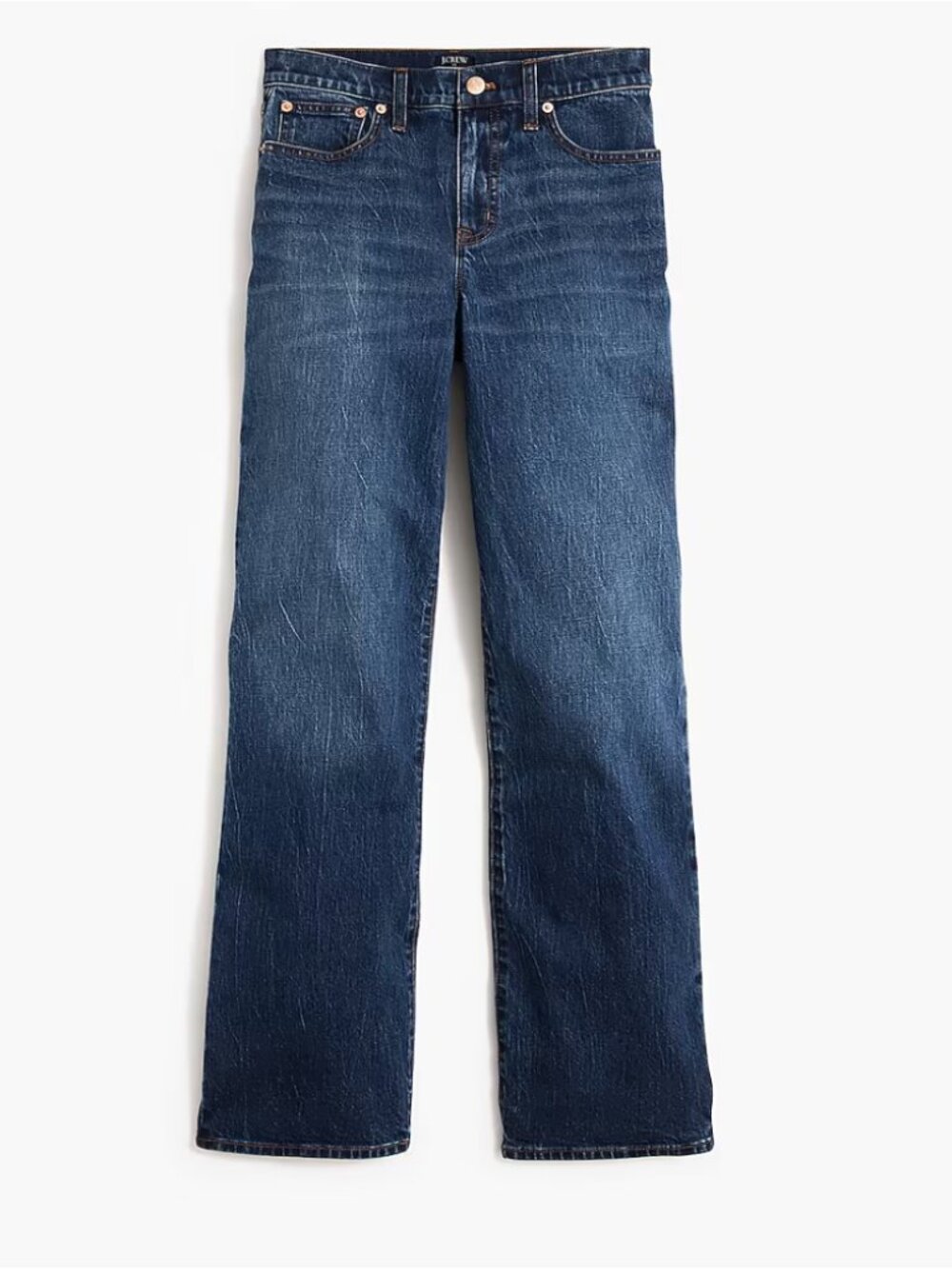 J.Crew Wide-Leg Full-Length Jean in All-Day Stretch (28)